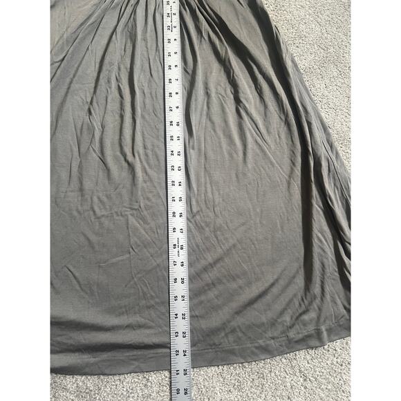 Banana Republic 100% Silk Dress Womens Size 4 Gray Sleeveless Career Stretchy - Picture 7 of 8